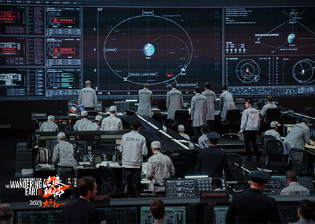 leyu乐鱼LED显示屏在电影《流浪地球2》中大放异彩