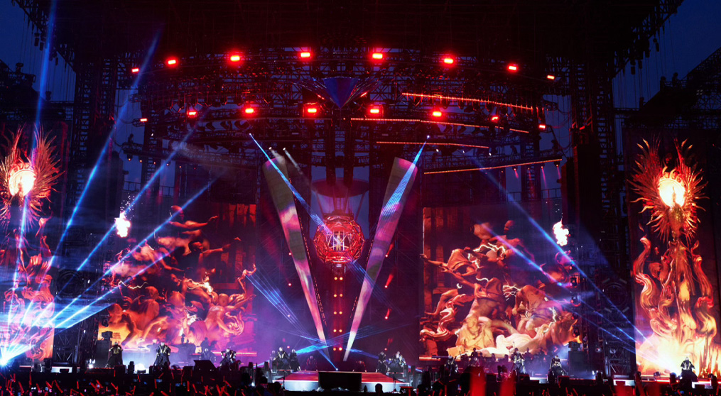 2024张韶涵巡演LED锥形屏项目